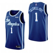 Wholesale Cheap Los Angeles Lakers #1 Kentavious Caldwell-Pope Blue 2019-20 Classic Edition Stitched NBA Jersey