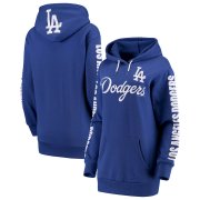 Wholesale Cheap Los Angeles Dodgers G-III 4Her by Carl Banks Women's Extra Innings Pullover Hoodie Royal
