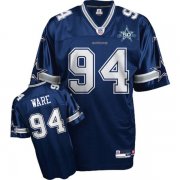Wholesale Cheap Cowboys #94 DeMarcus Ware Blue Team 50TH Anniversary Patch Stitched NFL Jersey