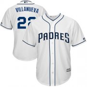 Wholesale Cheap Padres #22 Christian Villanueva White New Cool Base Stitched MLB Jersey
