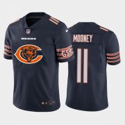 Wholesale Cheap Chicago Bears #11 Darnell Mooney Navy Blue Men's Nike Big Team Logo Vapor Limited NFL Jersey