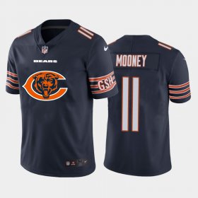 Wholesale Cheap Chicago Bears #11 Darnell Mooney Navy Blue Men\'s Nike Big Team Logo Vapor Limited NFL Jersey