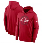Cheap Men's Tampa Bay Buccaneers Red 2023 NFC South Division Champions Locker Room Trophy Collection Pullover Hoodie