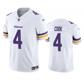 Wholesale Cheap Men\'s Minnesota Vikings #4 Dalvin Cook White 2023 F.U.S.E. Vapor Untouchable Stitched Jersey