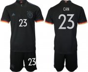 Wholesale Cheap Men 2020-2021 European Cup Germany away black 23 Adidas Soccer Jersey