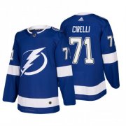 Wholesale Cheap Men's Tampa Bay Lightning#71 Anthony Cirelli Blue Stitched Jersey