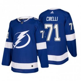 Wholesale Cheap Men\'s Tampa Bay Lightning#71 Anthony Cirelli Blue Stitched Jersey