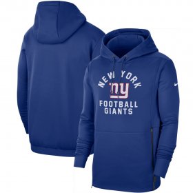 Wholesale Cheap New York Giants Nike Sideline Local Performance Pullover Hoodie Royal