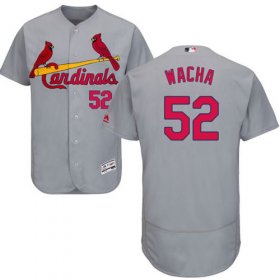 Wholesale Cheap Cardinals #52 Michael Wacha Grey Flexbase Authentic Collection Stitched MLB Jersey