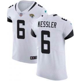 Wholesale Cheap Nike Jaguars #6 Cody Kessler White Men\'s Stitched NFL Vapor Untouchable Elite Jersey