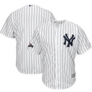 Wholesale Cheap New York Yankees Majestic 2019 Postseason Official Cool Base Player Jersey White Navy