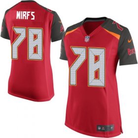 Wholesale Cheap Nike Buccaneers #78 Tristan Wirfs Red Team Color Women\'s Stitched NFL New Elite Jersey