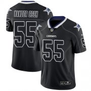 Wholesale Cheap Nike Cowboys #55 Leighton Vander Esch Lights Out Black Men's Stitched NFL Limited Rush Jersey
