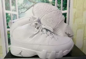 Wholesale Cheap Womens Air Jordan 9 Retro Shoes All White