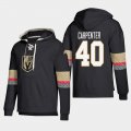 Wholesale Cheap Vegas Golden Knights #40 Ryan Carpenter Black adidas Lace-Up Pullover Hoodie
