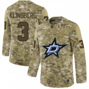 Wholesale Cheap Adidas Stars #3 John Klingberg Camo Authentic Stitched NHL Jersey