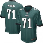Wholesale Cheap Nike Eagles #71 Jason Peters Midnight Green Team Color Youth Stitched NFL New Elite Jersey