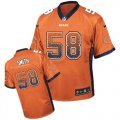Wholesale Cheap Nike Bears #58 Roquan Smith Orange Alternate Men's Stitched NFL Elite Drift Fashion Jersey