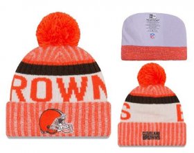 Wholesale Cheap NFL Cleverland Browns Logo Stitched Knit Beanies 002