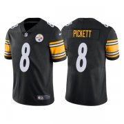 Wholesale Cheap Men's Pittsburgh Steelers #8 Kenny Pickett 2022 Black Vapor Untouchable Limited Stitched Jersey