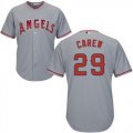 Wholesale Cheap Angels #29 Rod Carew Grey Cool Base Stitched Youth MLB Jersey