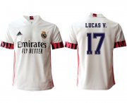 Wholesale Cheap Men 2020-2021 club Real Madrid home aaa version 17 white Soccer Jerseys1