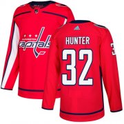 Wholesale Cheap Adidas Capitals #32 Dale Hunter Red Home Authentic Stitched NHL Jersey