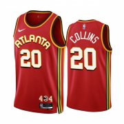 Wholesale Cheap Men's Atlanta Hawks #20 John Collins 2022-23 Red Icon Edition Stitched Jersey