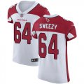 Wholesale Cheap Nike Cardinals #64 J.R. Sweezy White Men's Stitched NFL Vapor Untouchable Elite Jersey