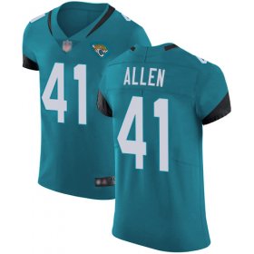 Wholesale Cheap Nike Jaguars #41 Josh Allen Teal Green Alternate Men\'s Stitched NFL Vapor Untouchable Elite Jersey