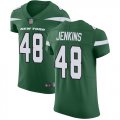 Wholesale Cheap Nike Jets #48 Jordan Jenkins Green Team Color Men's Stitched NFL Vapor Untouchable Elite Jersey