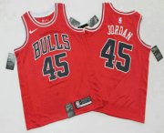 Wholesale Cheap Men's Chicago Bulls #45 Michael Jordan Red 2019 Nike Swingman Printed NBA Jersey