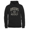 Wholesale Cheap Men's Boston Bruins Black Camo Stack Pullover Hoodie
