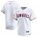 Cheap Men's Los Angeles Angels Blank White Home Limited Baseball Stitched Jersey