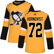 Wholesale Cheap Adidas Penguins #72 Patric Hornqvist Gold Alternate Authentic Stitched Youth NHL Jersey