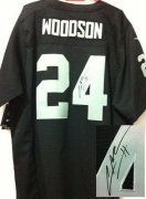 Wholesale Cheap Nike Raiders #24 Charles Woodson Black Team Color Men's Stitched NFL Elite Autographed Jersey