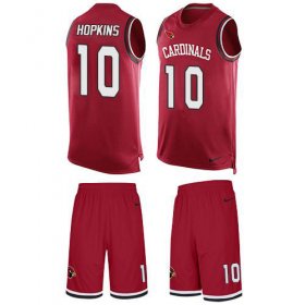 Wholesale Cheap Nike Cardinals #10 DeAndre Hopkins Red Team Color Men\'s Stitched NFL Limited Tank Top Suit Jersey