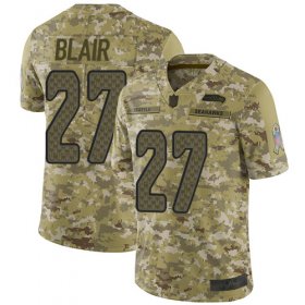 Wholesale Cheap Nike Seahawks #27 Marquise Blair Camo Men\'s Stitched NFL Limited 2018 Salute To Service Jersey