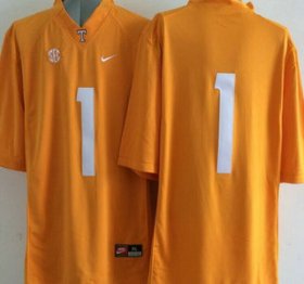 Wholesale Cheap Tennessee Volunteers #1 Orange 2015 College Football adidas Jersey