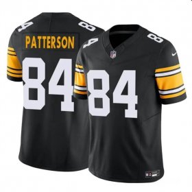 Cheap Men\'s Pittsburgh Steelers #84 Cordarrelle Patterson Black 2024 F.U.S.E. Alternate Vapor Untouchable Limited Football Stitched Jersey