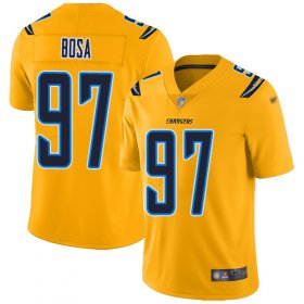 Wholesale Cheap Nike Chargers #97 Joey Bosa Gold Men\'s Stitched NFL Limited Inverted Legend Jersey