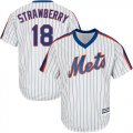 Wholesale Cheap Mets #18 Darryl Strawberry White(Blue Strip) Alternate Cool Base Stitched Youth MLB Jersey