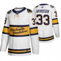 Wholesale Cheap Adidas Predators #33 Viktor Arvidsson White Authentic 2020 Winter Classic Stitched NHL Jersey