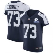Wholesale Cheap Nike Cowboys #73 Joe Looney Navy Blue Thanksgiving Men's Stitched With Established In 1960 Patch NFL Vapor Untouchable Throwback Elite Jersey