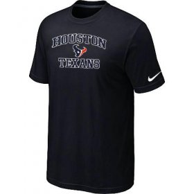 Wholesale Cheap Nike NFL Houston Texans Heart & Soul NFL T-Shirt Black