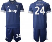 Wholesale Cheap Men 2020-2021 club Juventus away 24 blue Soccer Jerseys