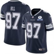 Wholesale Cheap Nike Cowboys #97 Trysten Hill Navy Blue Team Color Men's Stitched With Established In 1960 Patch NFL Vapor Untouchable Limited Jersey
