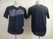 Wholesale Cheap Braves Blank Blue Alternate Stitched MLB Jersey