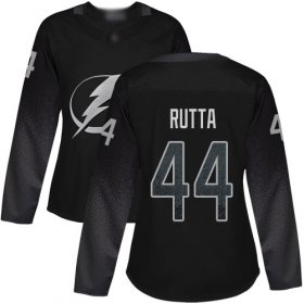Cheap Adidas Lightning #44 Jan Rutta Black Alternate Authentic Women\'s Stitched NHL Jersey