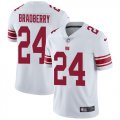 Wholesale Cheap Nike Giants #24 James Bradberry White Men's Stitched NFL Vapor Untouchable Limited Jersey